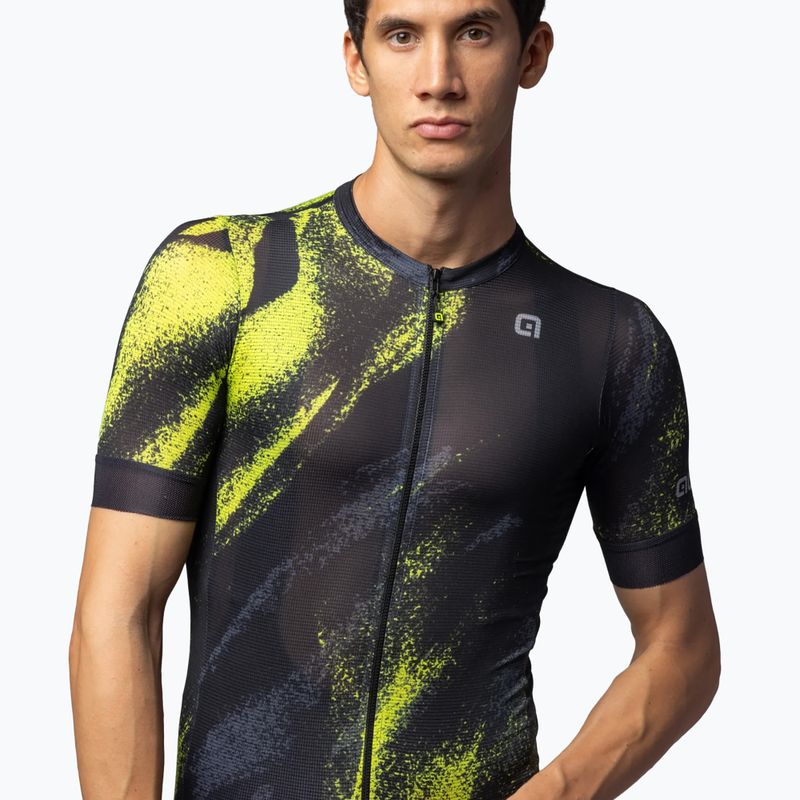 Herren Alé Trace grünes Radtrikot 3