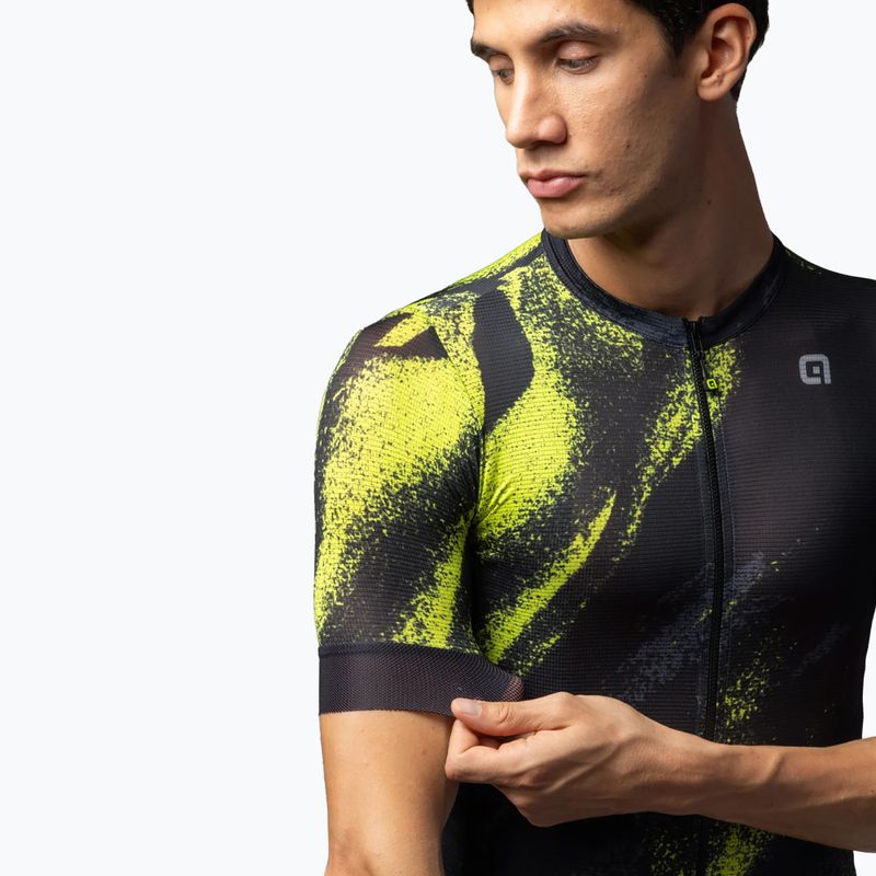 Herren Alé Trace grünes Radtrikot 4