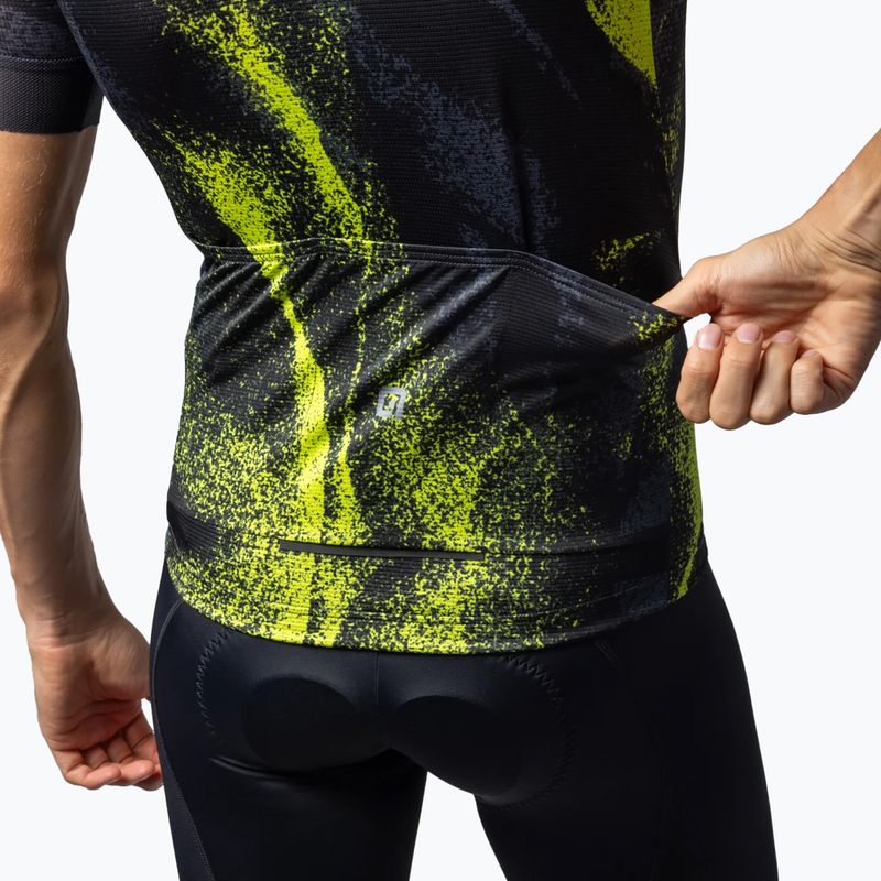 Herren Alé Trace grünes Radtrikot 5