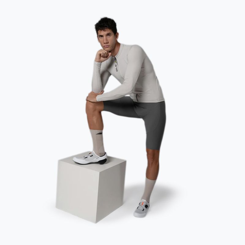 Fahrrad-Longsleeve Herren Alé Color Block stone 5