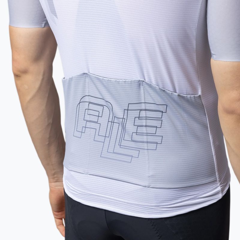 Herren-Fahrradtrikot Alé Follow Me white 5