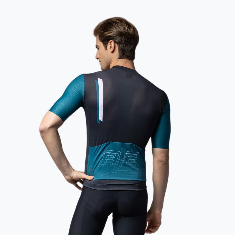 Herren-Fahrradtrikot Alé Follow Me black 3