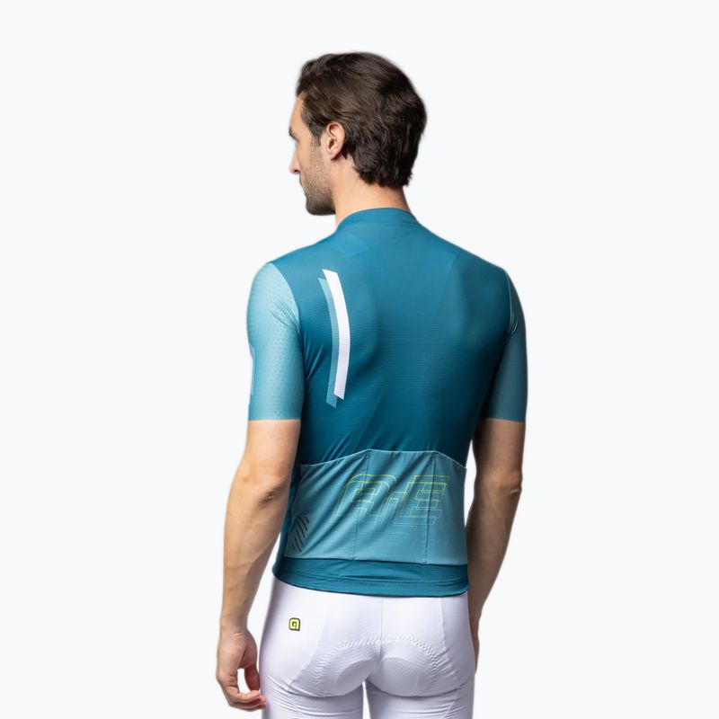 Radtrikot Herren Alé Follow Me teal 2