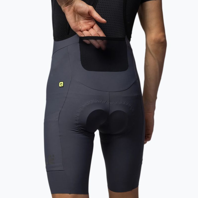 Herren-Radhose Alé Gravel Pro Bibshorts titanium 5