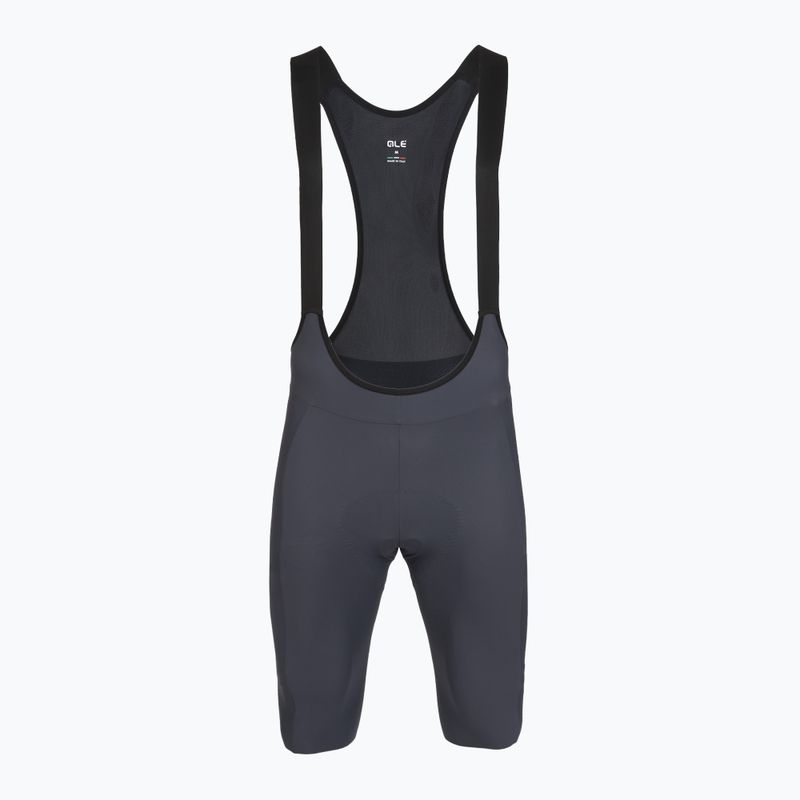 Radlershorts Herren Alé Gravel Pro Bibshorts titanium 7