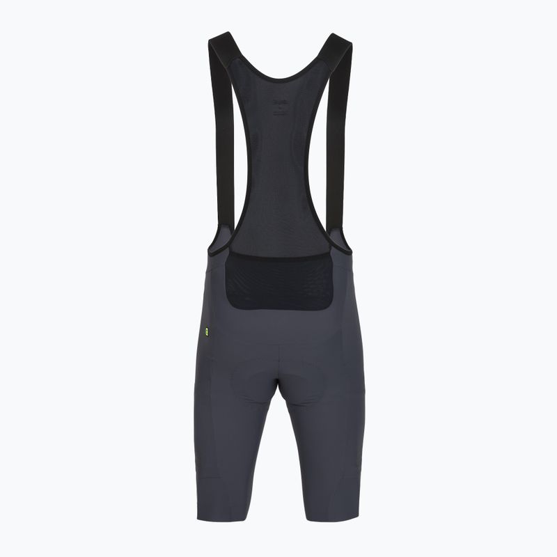Radlershorts Herren Alé Gravel Pro Bibshorts titanium 8