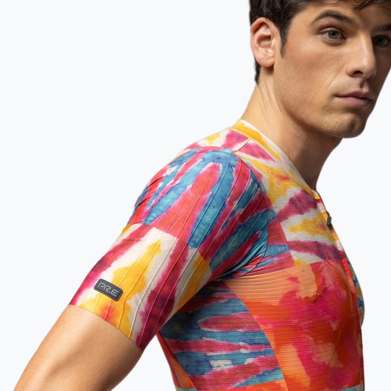 Herren-Fahrradtrikot Alé Clorofilla orange combo 4