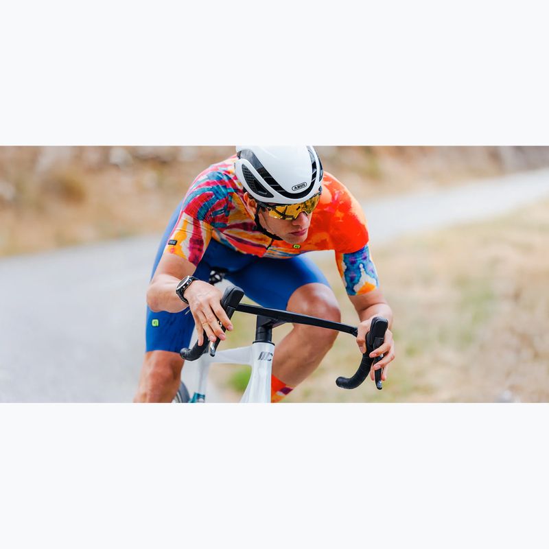 Radtrikot Herren Alé Clorofilla orange combo 6