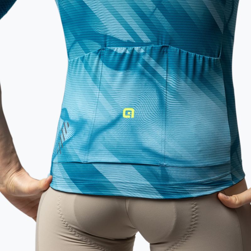 Radtrikot Herren Alé Crash ottanio blue 4