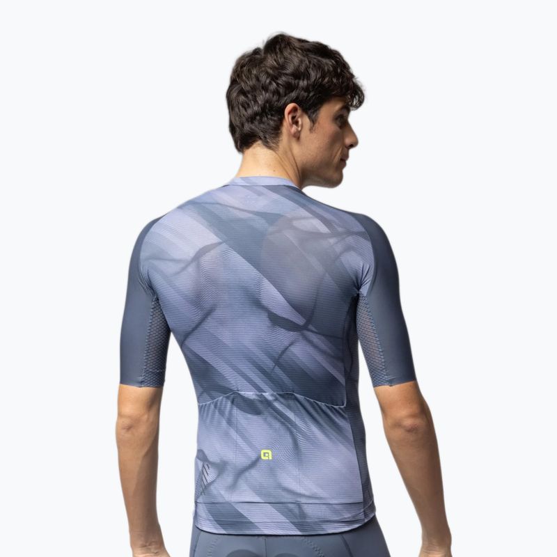 Herren-Fahrradtrikot Alé Crash steel 3