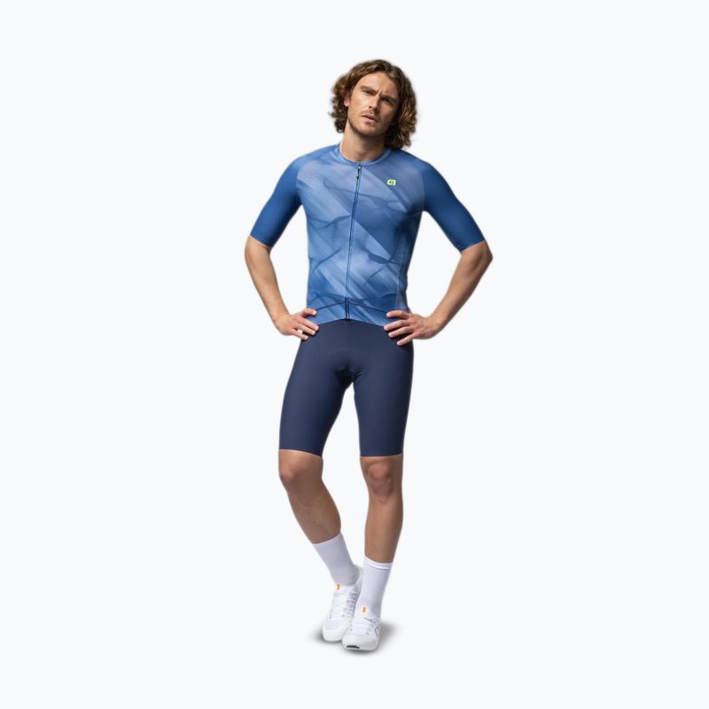 Radtrikot Herren Alé Crash ink blue 2