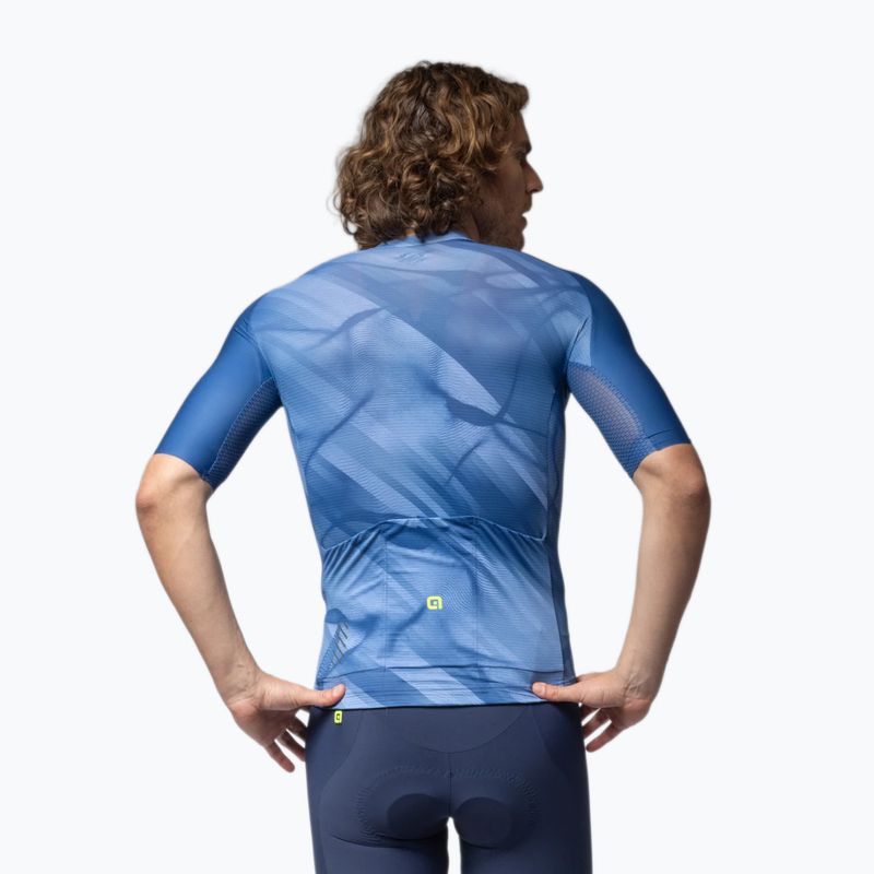 Herren-Fahrradtrikot Alé Crash ink blue 3