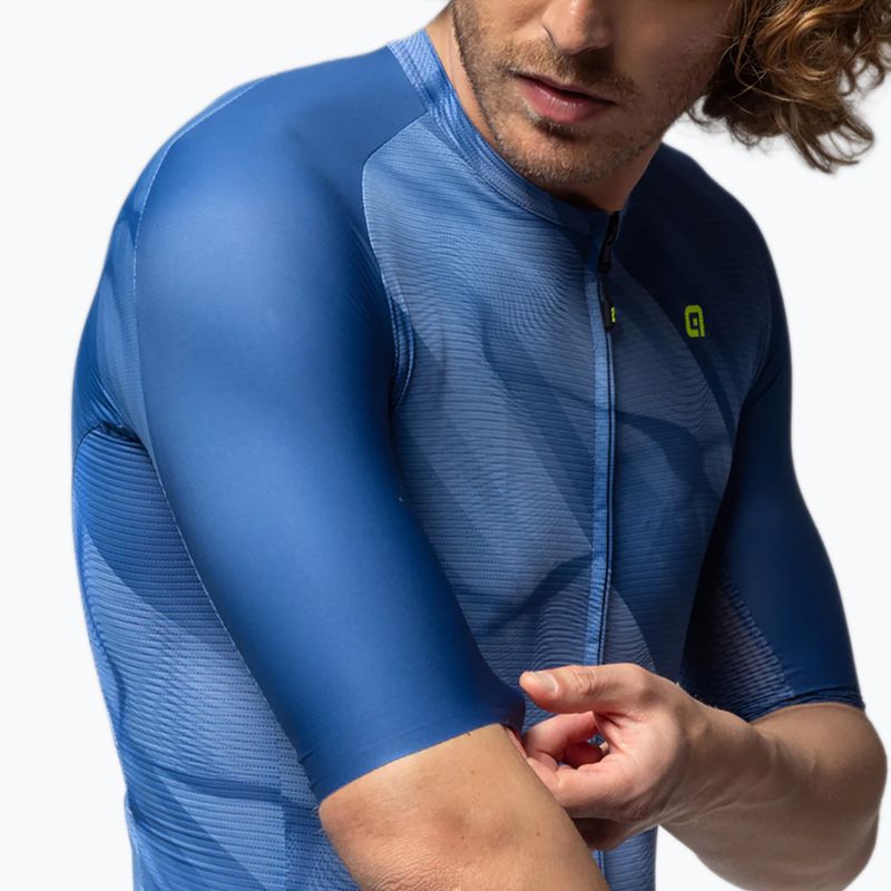 Herren-Fahrradtrikot Alé Crash ink blue 4
