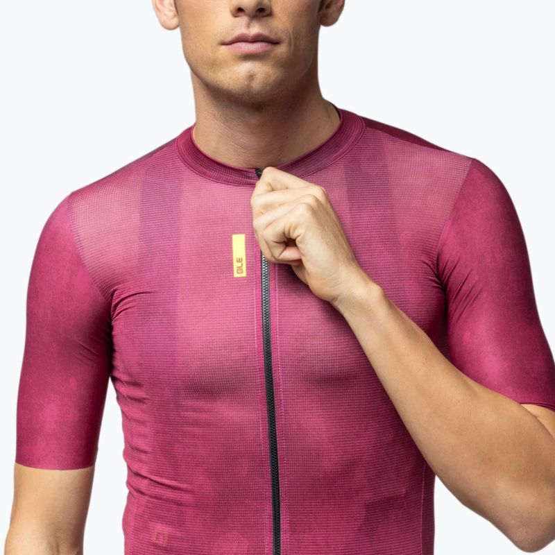 Herren-Fahrradtrikot Alé Deep amethyst 4