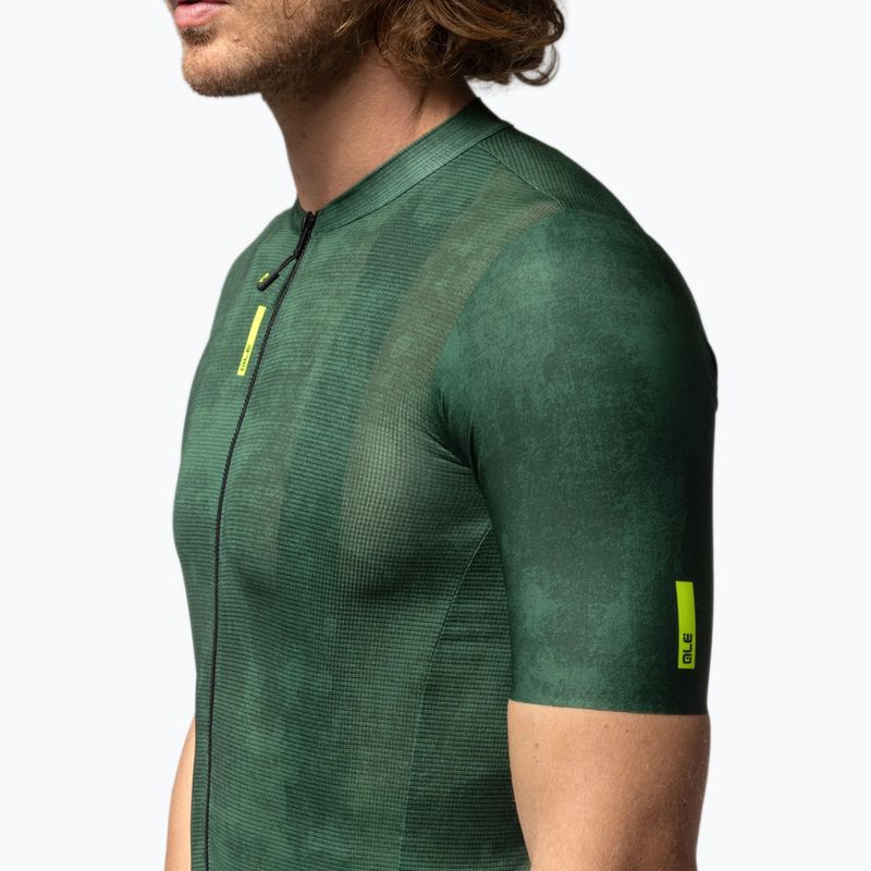 Radtrikot Herren Alé Deep dark green 5