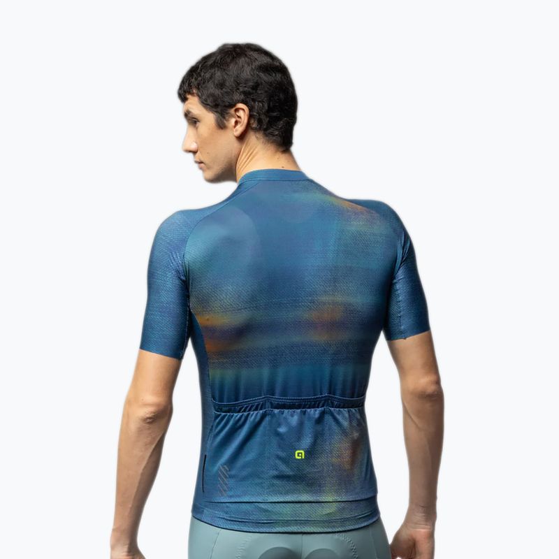 Herren-Fahrradtrikot Alé Traccia abyss 3