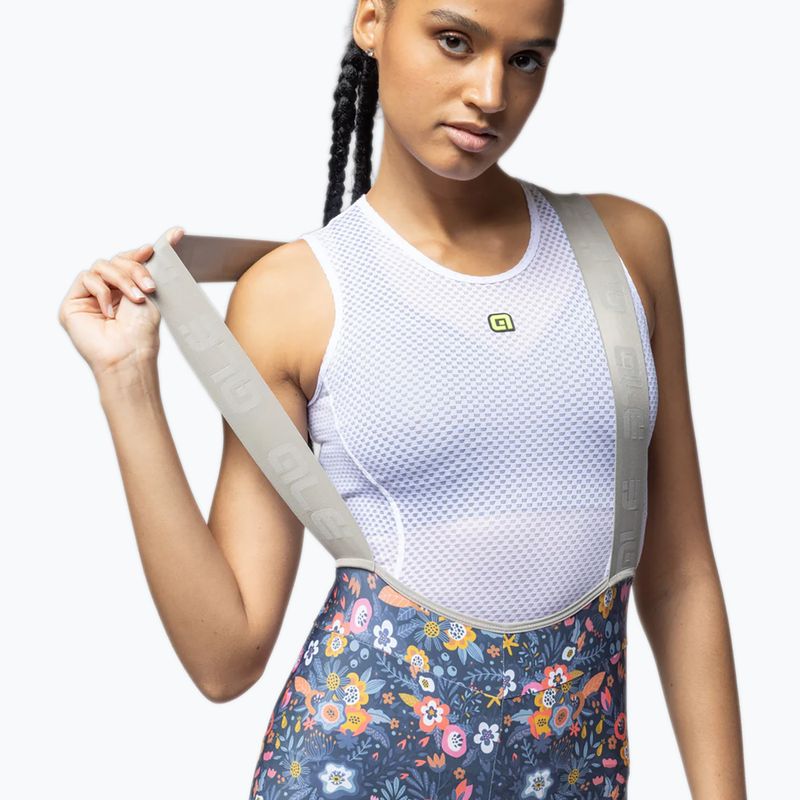 Damen-Radshorts Alé Master Graphic Bibshorts blue combo 3