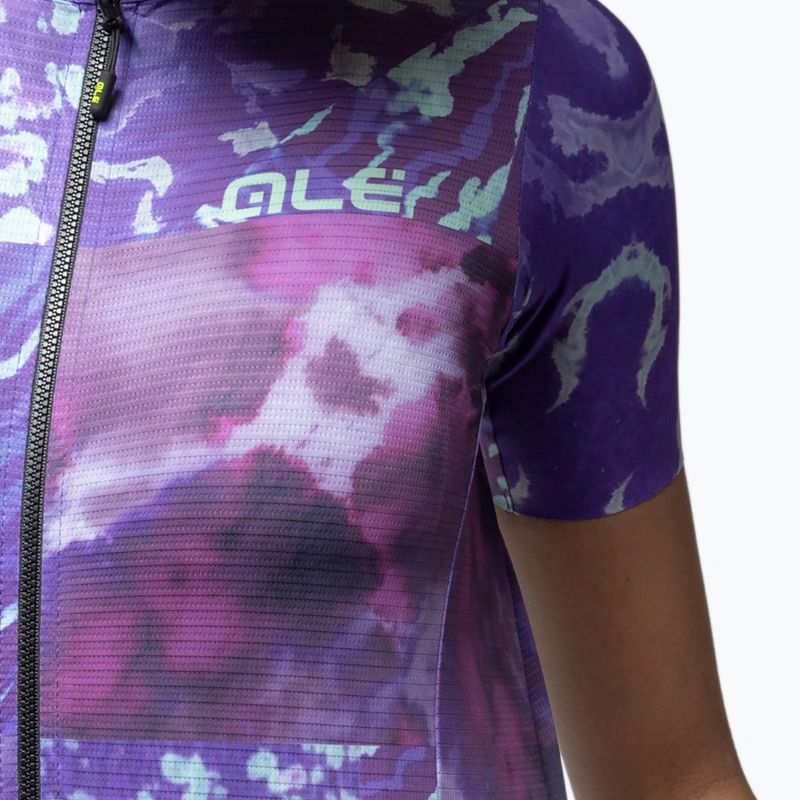 Damen-Fahrradtrikot Alé Linfa purple combo 4