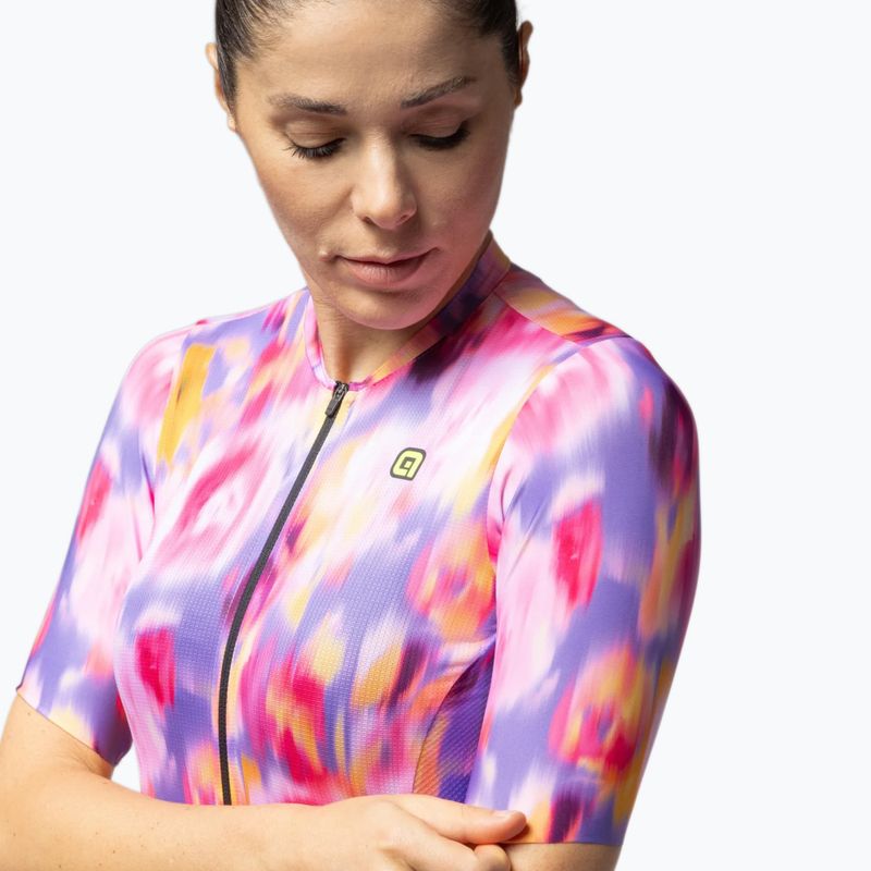 Damen-Fahrradtrikot Alé Jardin 2.0 pink combo 4