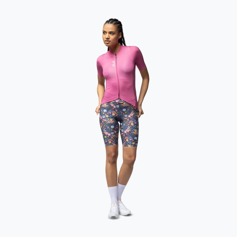 Radtrikot Damen Alé Color Block blush 2