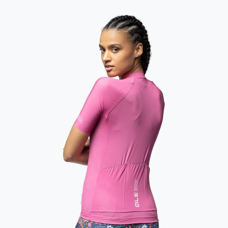 Radtrikot Damen Alé Color Block blush 3