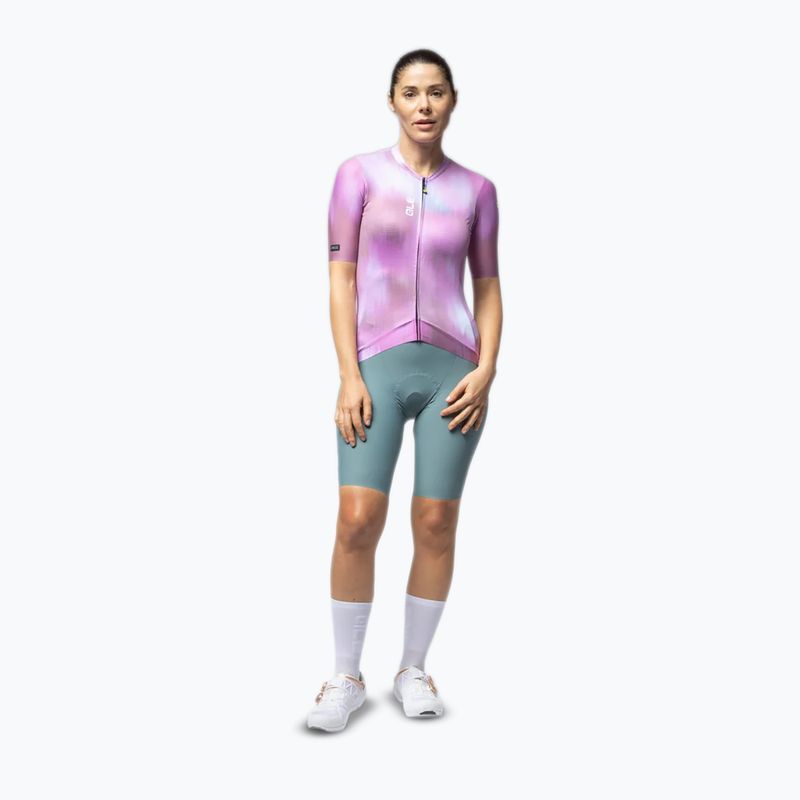 Damen-Fahrradtrikot Alé Argon pink combo 2