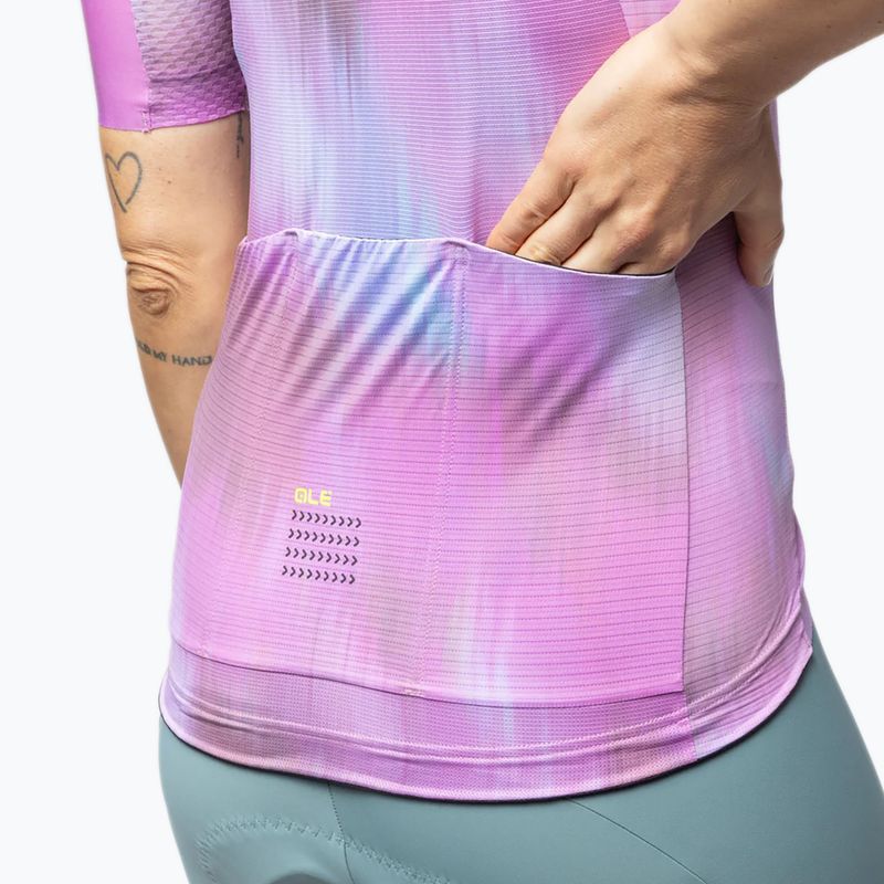 Radtrikot Damen Alé Argon pink combo 5