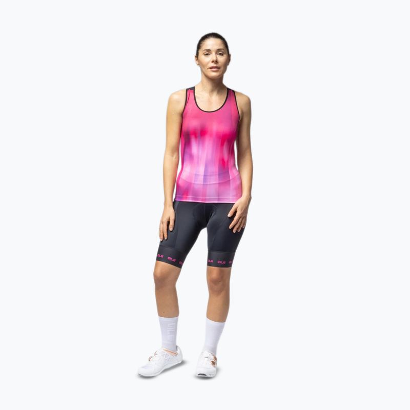 Radtrikot Damen Alé Crazy TT pink combo 2