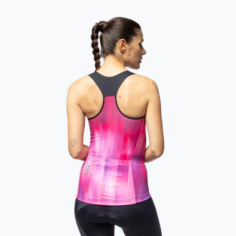 Radtrikot Damen Alé Crazy TT pink combo 3