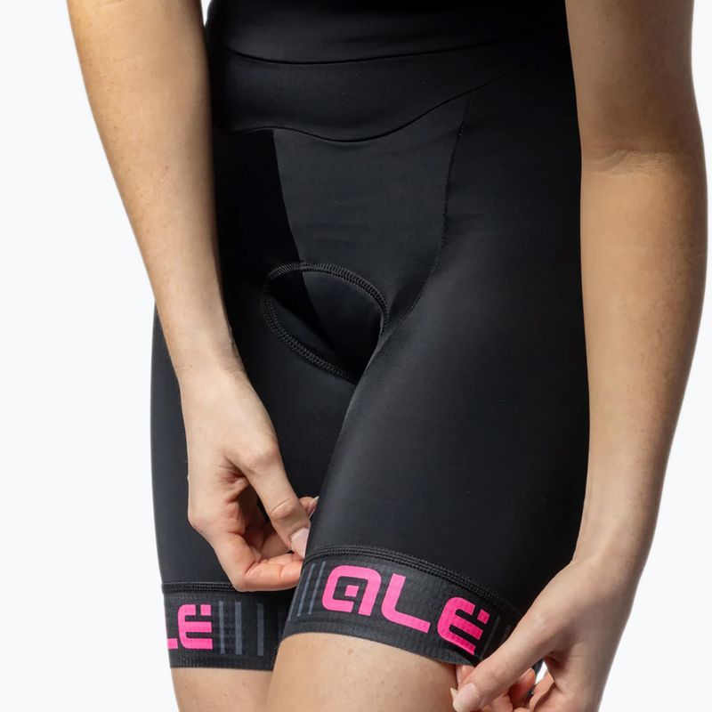 Radlershorts Damen Alé Traguardo 2.0 fluo pink 4