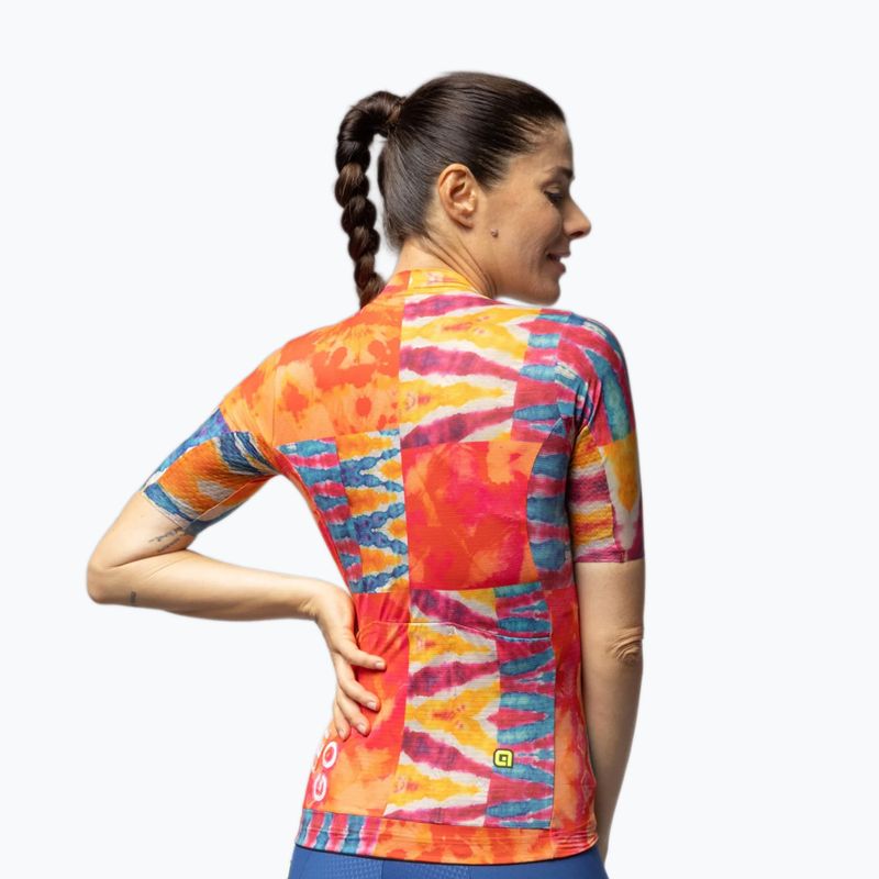 Radtrikot Damen Alé Clorofilla orange combo 3