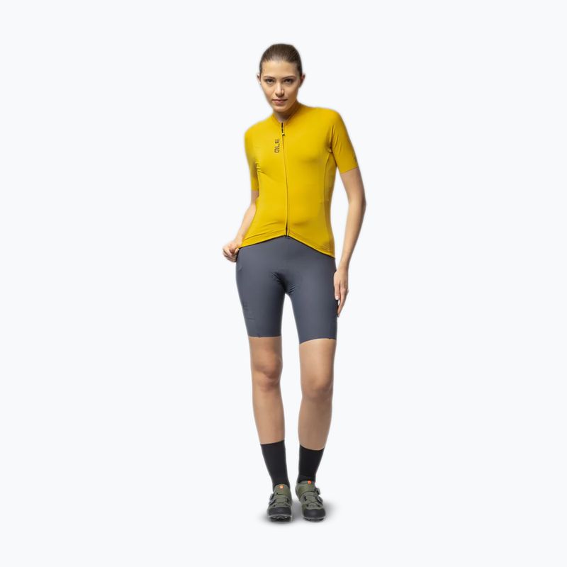 Damen-Fahrradtrikot Alé Color Block Off Road ginger 2