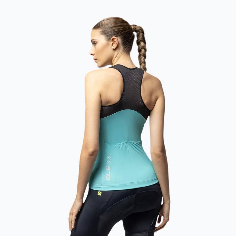 Damen-Fahrradtrikot Alé Color Block TT bay 3