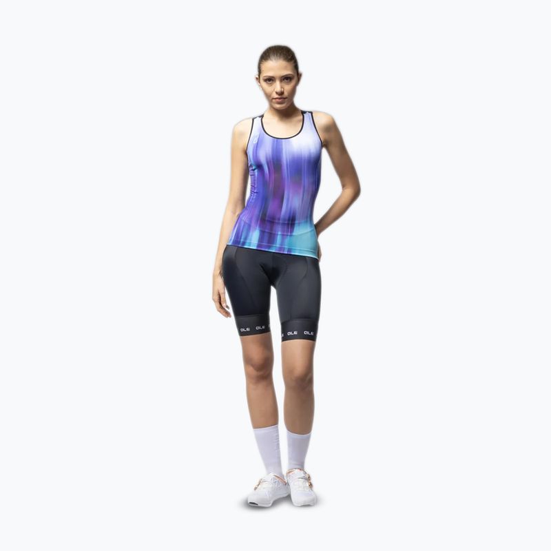 Radtrikot Damen Alé Crazy TT blue combo 2