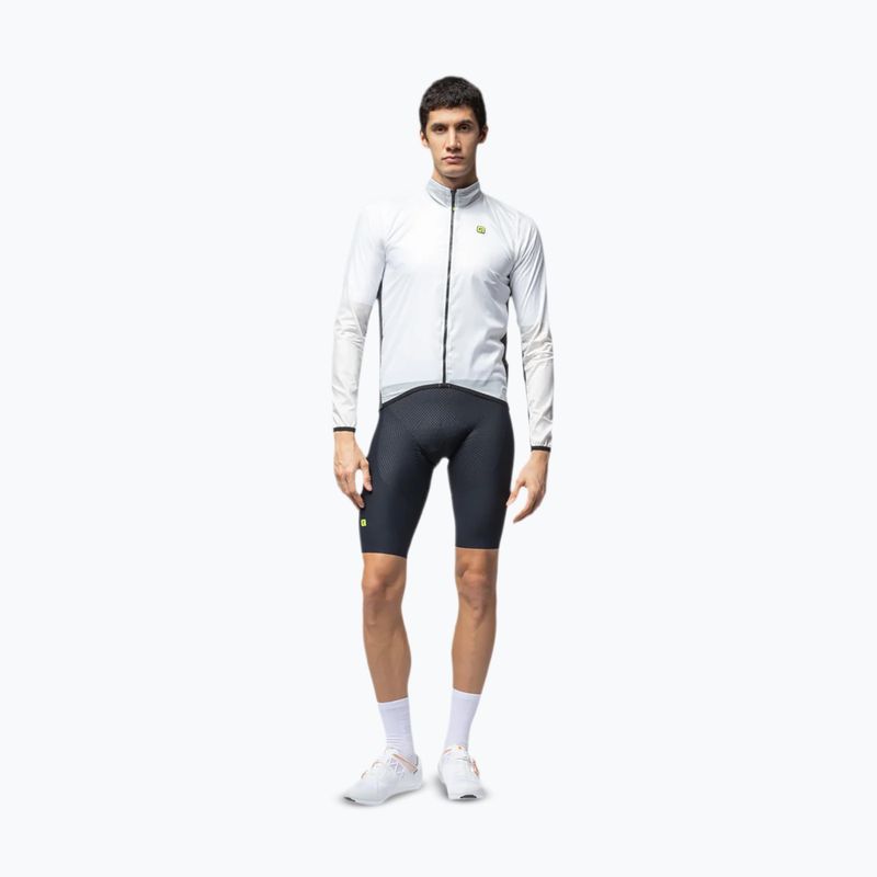 Herren-Fahrradjacke Alé Light Pack 2.0 white 2