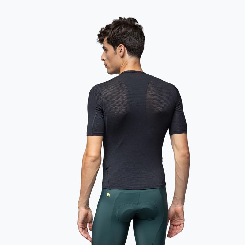Herren-Radunterhemd Alé Merino SS nero/black 2