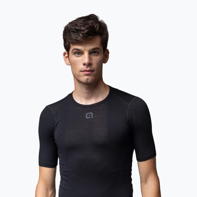 Herren-Radunterhemd Alé Merino SS nero/black 3