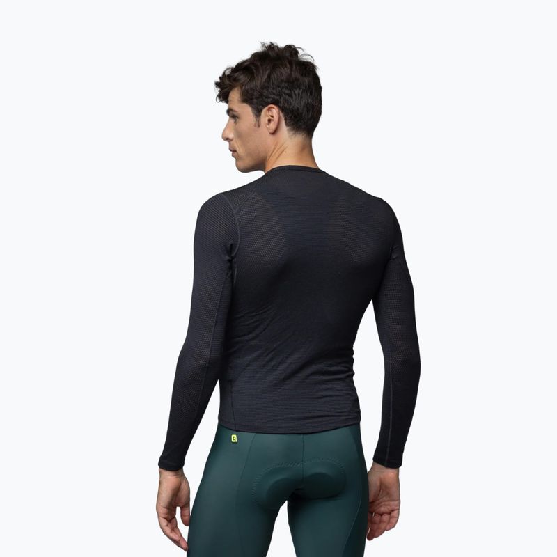 Herren-Radunterhemd Alé Merino LS nero/black 2