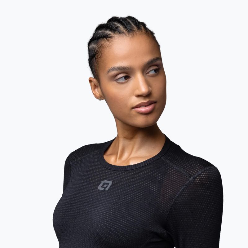 Damen-Radunterhemd Alé Merino LS nero/black 4