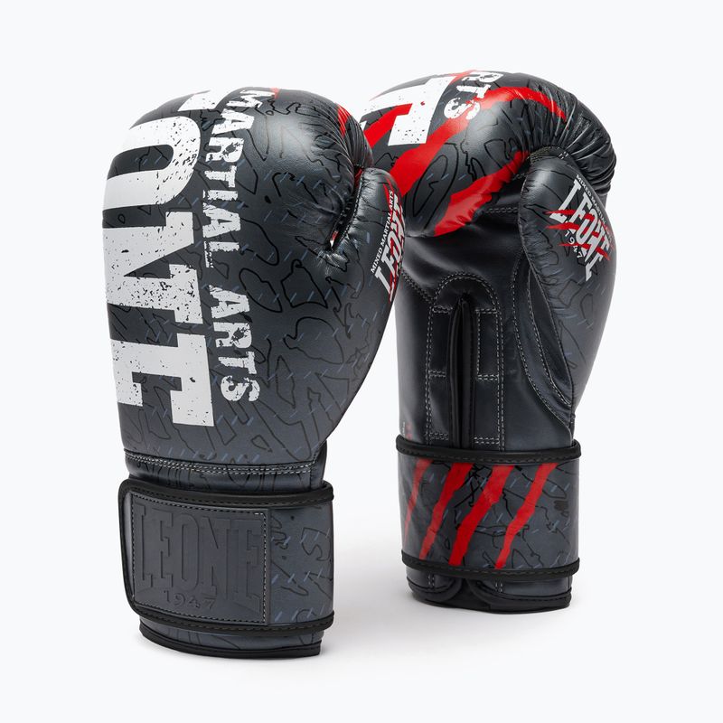 Boxhandschuhe LEONE 1947 Primal Instinct Competition black 2