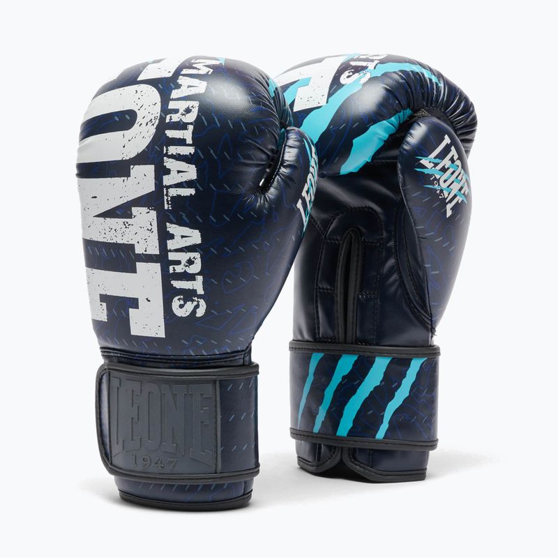 Boxhandschuhe LEONE 1947 Primal Instinct Competition blue 2