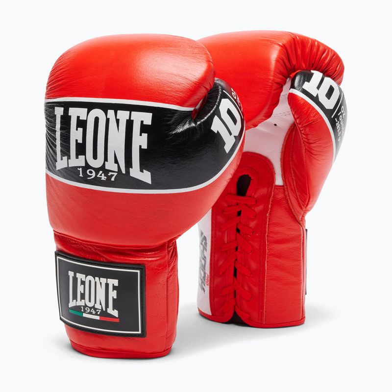 Boxhandschuhe LEONE 1947 Shock Pro pink/red 2