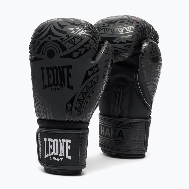 Boxhandschuhe LEONE 1947 Haka black 2