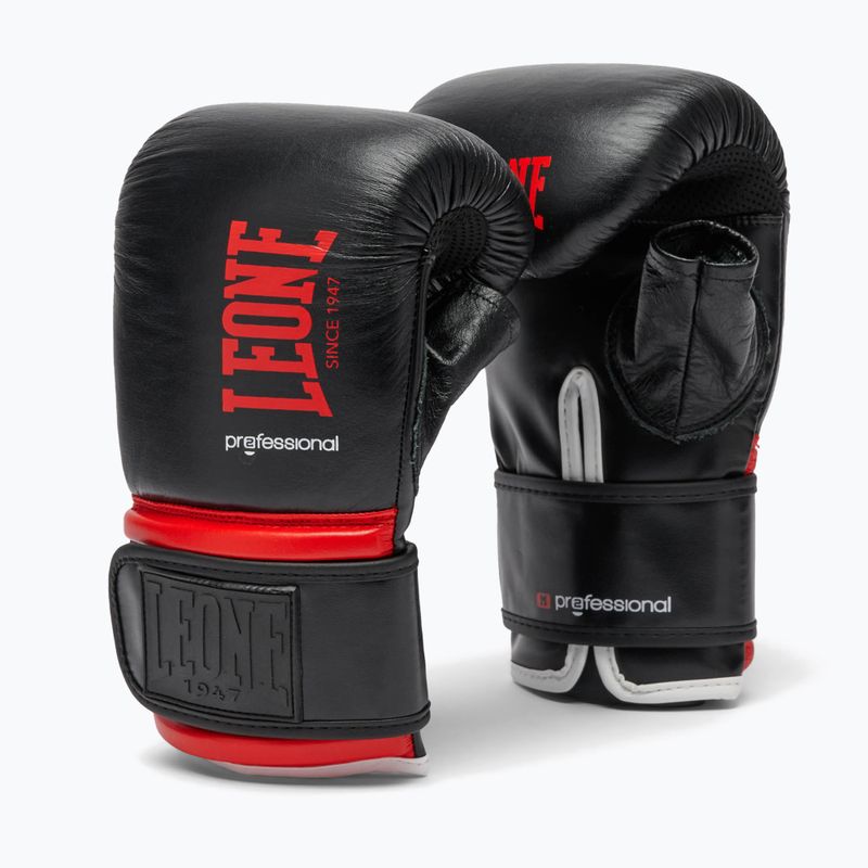 Boxhandschuhe LEONE 1947 Professional schwarz 2