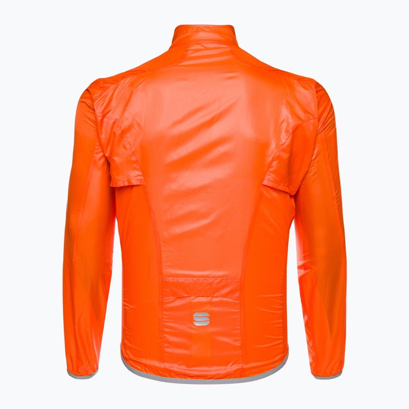 Men's Sportful Hot Pack Easylight Fahrradjacke orange 1102026.850 2