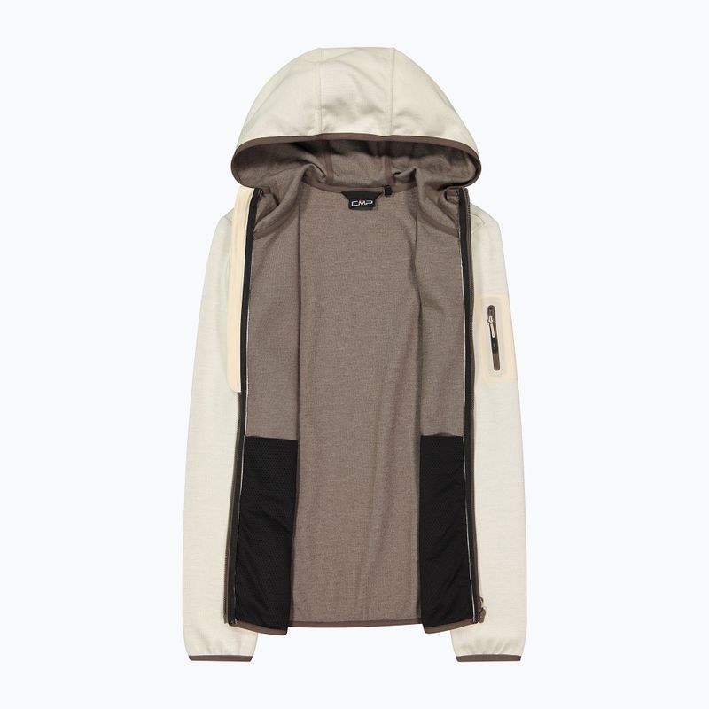 Damen-Trekkingpullover CMP 34H6376 Fix Hood cream/off white 3