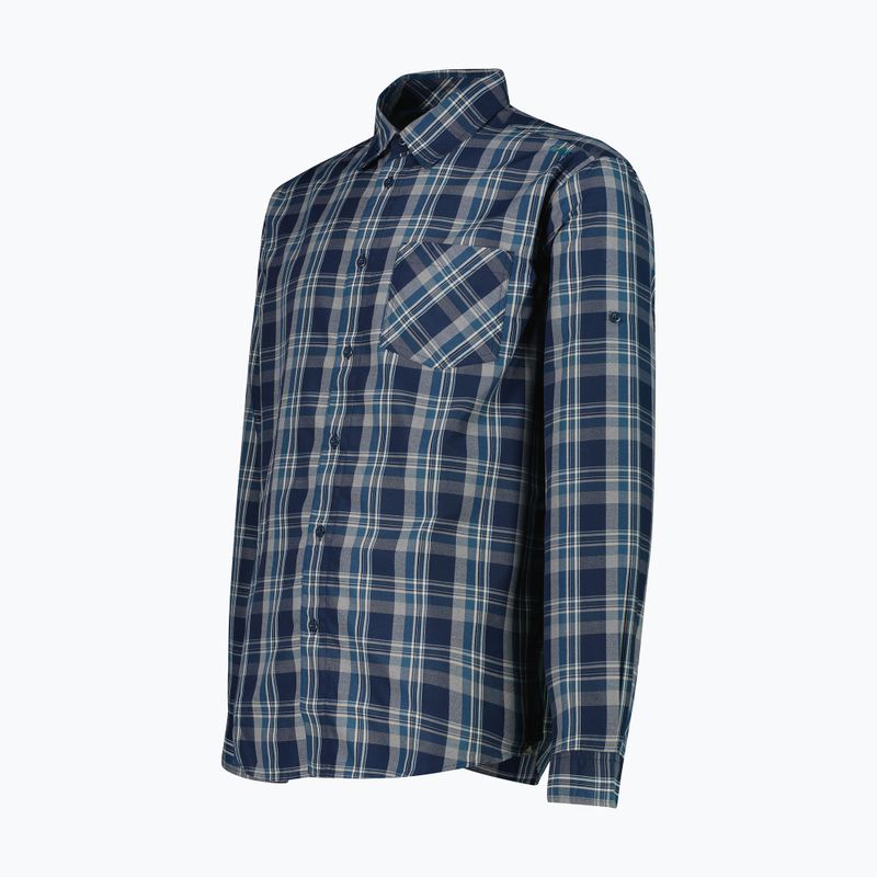Hemd Herren CMP 30T9927 b. blue/vaniglia/petroleum 3