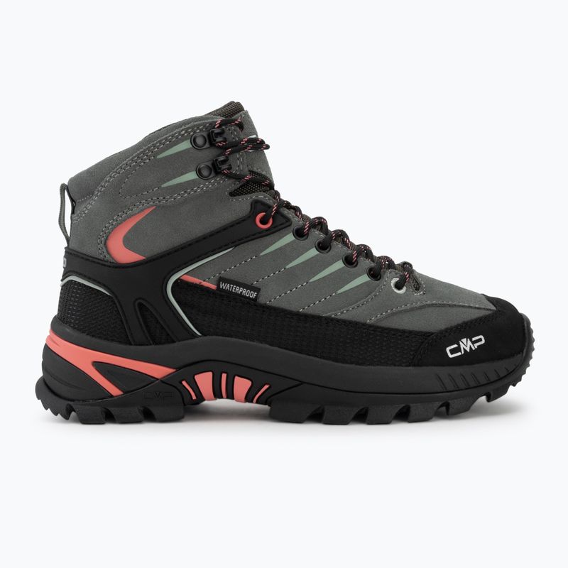Trekkingschuhe Damen CMP Rigel 2.0 Mid Waterproof avcado/coral 2