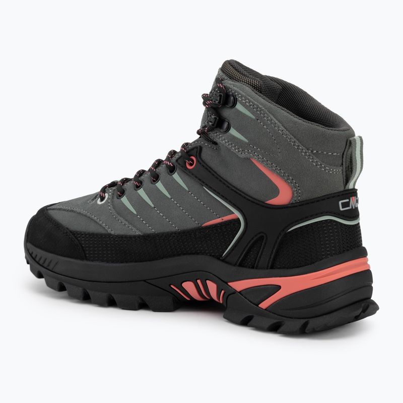 Trekkingschuhe Damen CMP Rigel 2.0 Mid Waterproof avcado/coral 3