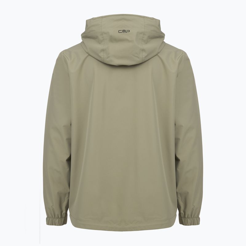 Herren-Regenjacke CMP 39X7367 Snaps Hood sage 2
